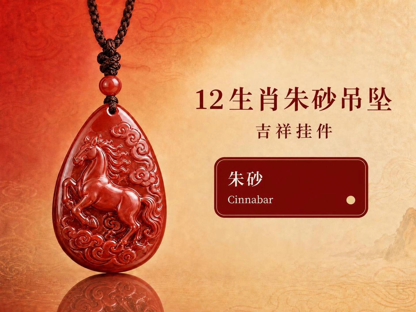 朱砂生肖配饰·头图